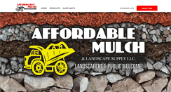 Desktop Screenshot of affordable-mulch.com